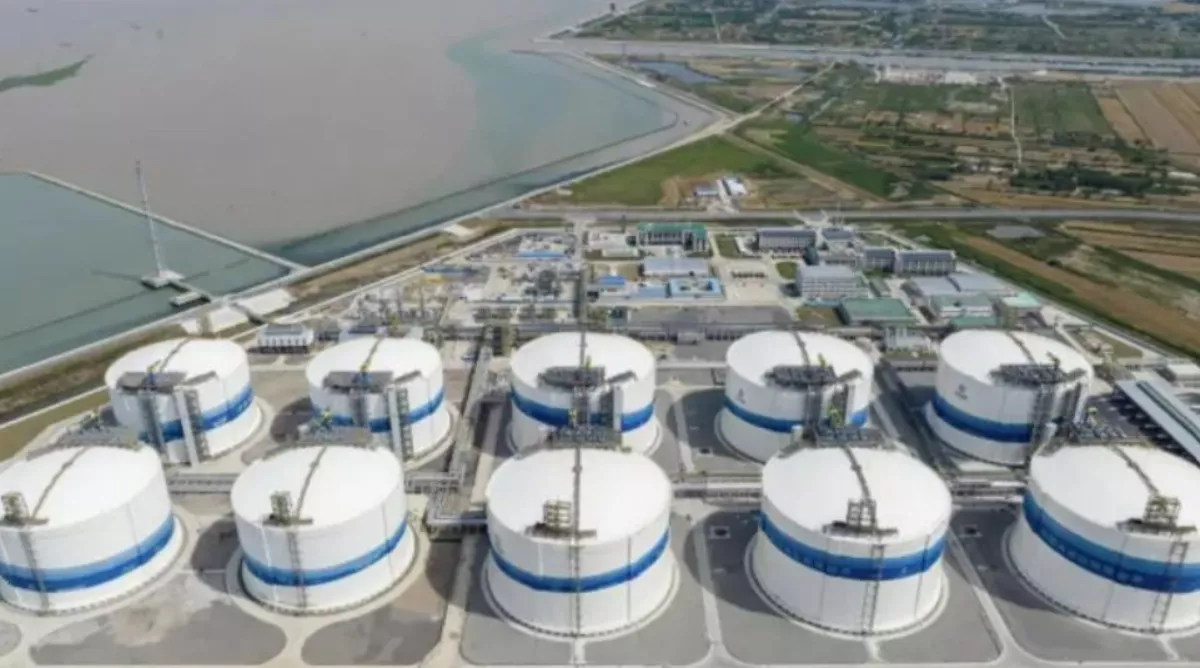 耗時5年！ 陸最大規模液化天然氣儲備基地完工